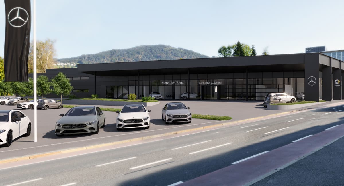 Baustart Schneider Automobil GmbH Dornbirn